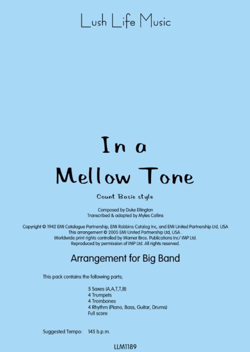 IN A MELLOW TONE (Basie)